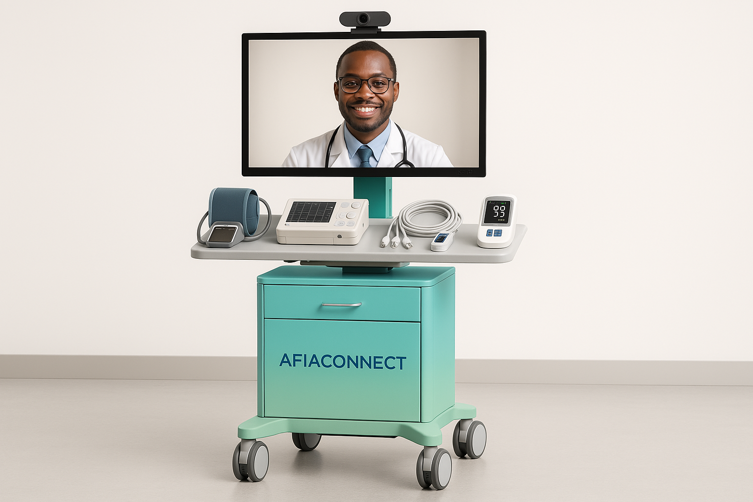 Chariot de téléconsultation